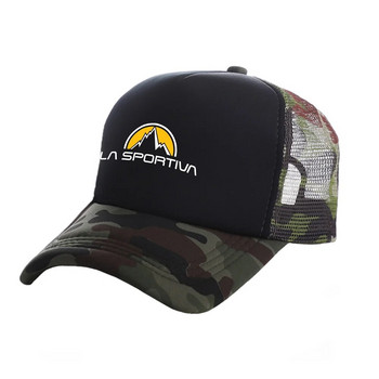 La Sportiva Trucker Caps Мъжки бейзболни шапки Cool Summer Mesh Net Hat Snapback Шапки MZ-442