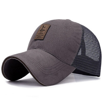 [NORTHWOOD] Лятна бейзболна шапка Мрежеста шапка Мъже Жени Bone Snapback Cap Trucker Solid Dad Hat Casquette Homme