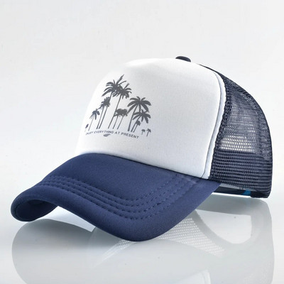 Medžių tinklinis beisbolo kepurė Vasarinė lauko kepuraitė Snapback Sportinė kepuraitė vyrams Moterų mados sunkvežimių kepuraitės Hiphopo riedlenčių kasetė