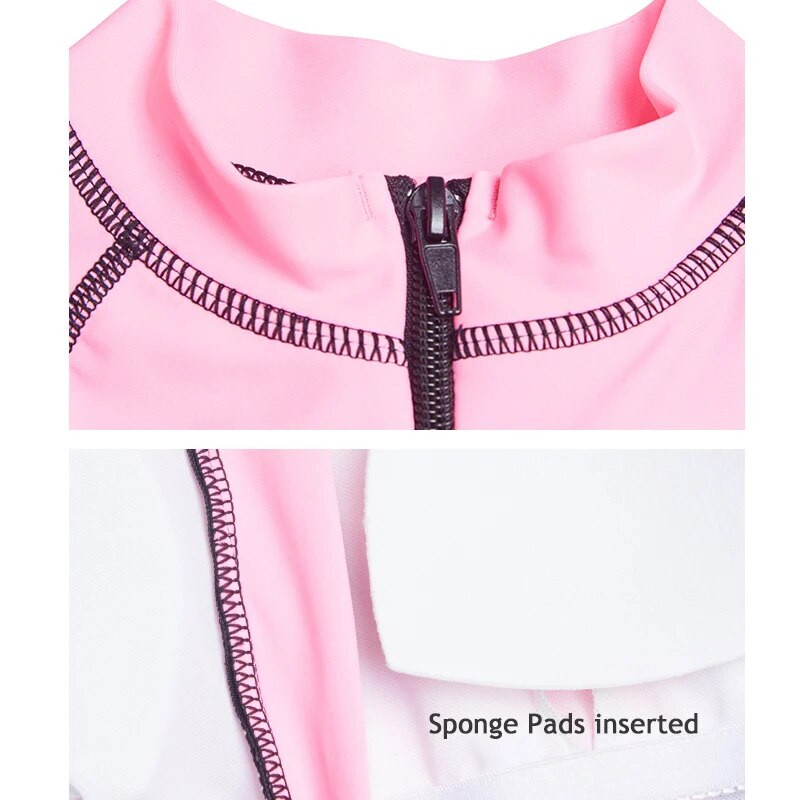 Vaikiški sportiniai maudymosi kostiumėliai mergaitėms ilgomis rankovėmis Rashguard Kids Besimokantieji plaukimo kostiumai Vienetiniai maudymosi kostiumėliai Surfing Rash Guard