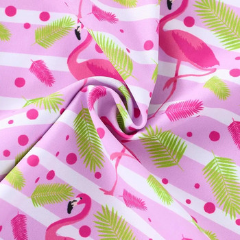 2022 Бански костюми за момичета Flamingo One Piece Swimsuit 2-8years Raied Flamingo Детски бански костюми SwimsuitSuit