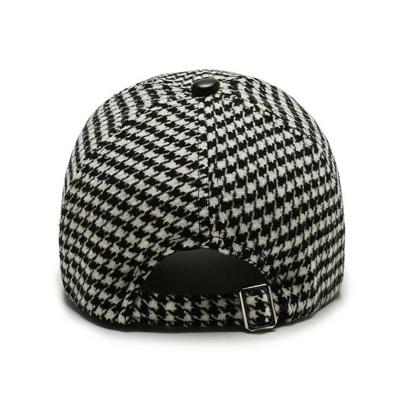 Marka FS Britanske karirane bejzbol kape za muškarce Luksuzne ženske dizajnerske kape Proljetno smeđa šešir s trakom Casquette Homme