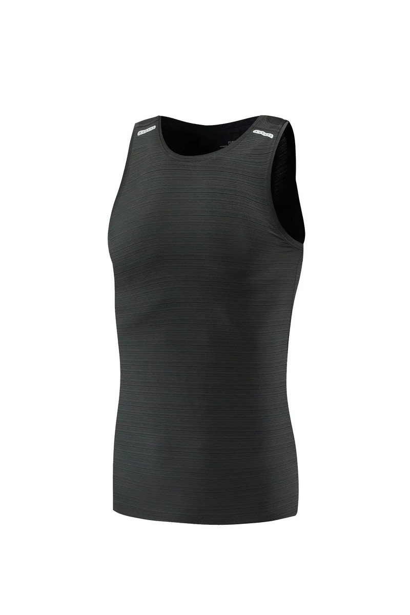 Meeste Kulturismi Tankid Jõusaalitreening Fitness hingav Kiiresti kuivav Varrukateta särk Jooksuvest liibuv elastne treeningspordiala