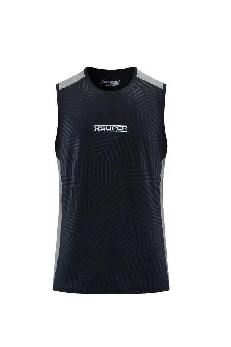 Muški prsluk za trčanje Nova ljetna majica bez rukava za vježbanje u teretani Ledena svilena majica bez rukava za fitness, bodybuilding, elastična labava majica za trening