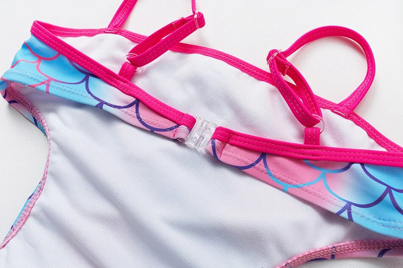 3–10 metų mergaičių maudymosi kostiumėlis, 2023 m. undinė, vientisas maudymosi kostiumėlis, vaikiškas maudymosi kostiumėlis