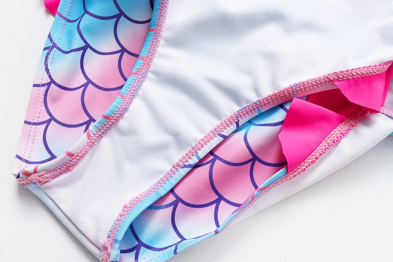 3–10 metų mergaičių maudymosi kostiumėlis, 2023 m. undinė, vientisas maudymosi kostiumėlis, vaikiškas maudymosi kostiumėlis