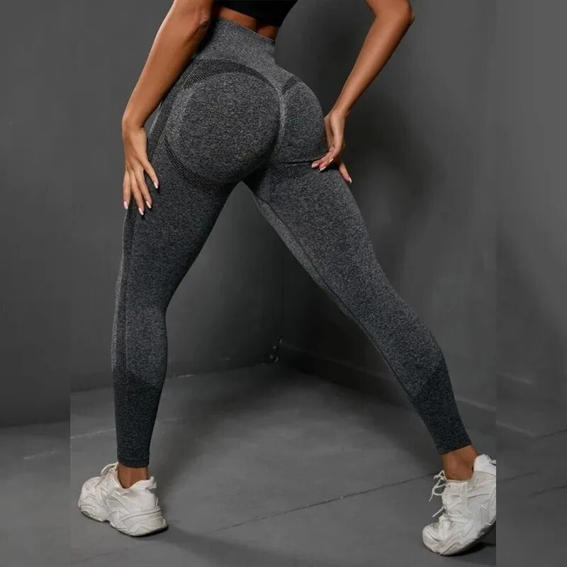 Tajice za jogu Sportske ženske tajice za fitnes Bešavne tajice za vježbanje Modne Push Up tajice Ženska odjeća za teretanu Dropshipping