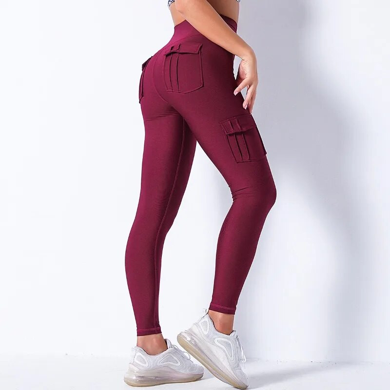Tajice za jogu Sportske ženske tajice za fitnes Bešavne tajice za vježbanje Modne Push Up tajice Ženska odjeća za teretanu Dropshipping