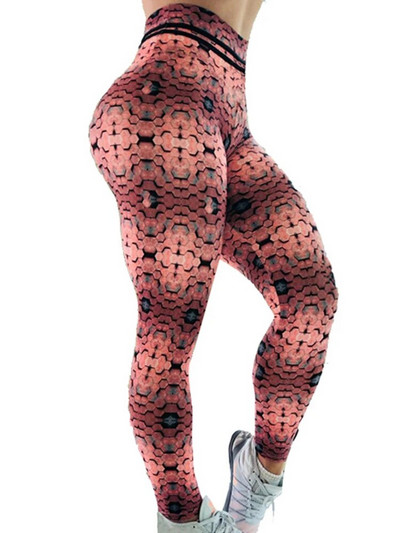 Naiste treeningsukkpüksid Joogapüksid Jõusaal Sörkimine Armastus Digitrükitud säärised Komplektid Push Up Fitness Retuusid Riietus Spordirõivad