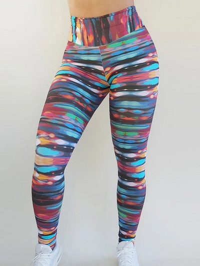 Naiste treeningsukkpüksid Joogapüksid Jõusaal Sörkimine Armastus Digitrükitud säärised Komplektid Push Up Fitness Retuusid Riietus Spordirõivad