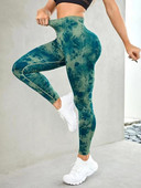 Tie Dye Hlače za jogu Sportske tajice Ženske bešavne Push Up ženske tajice visokog struka Tajice za fitness trening Odjeća za teretanu Novo 2023.