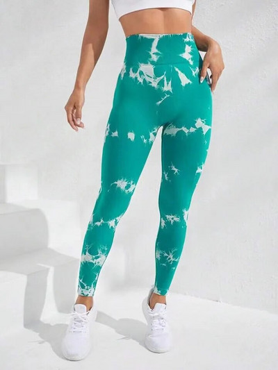 Tie Dye Hlače za jogu Sportske tajice Ženske bešavne Push Up ženske tajice visokog struka Tajice za fitness trening Odjeća za teretanu Novo 2023.