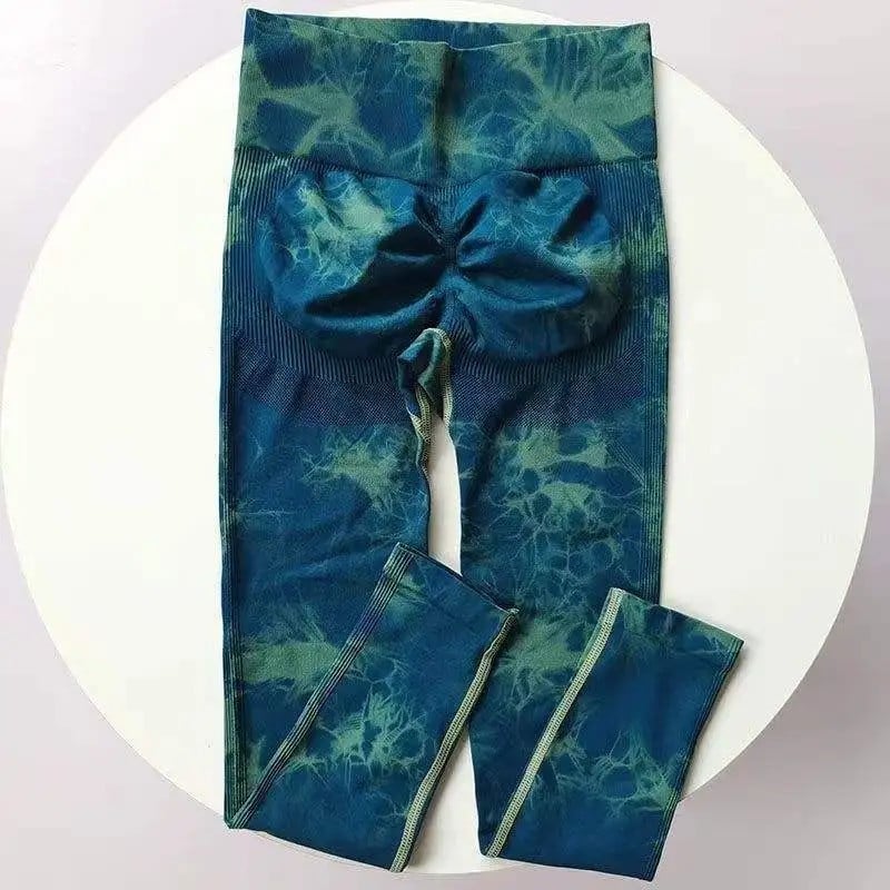 Tie Dye Hlače za jogu Sportske tajice Ženske bešavne Push Up ženske tajice visokog struka Tajice za fitness trening Odjeća za teretanu Novo 2023.