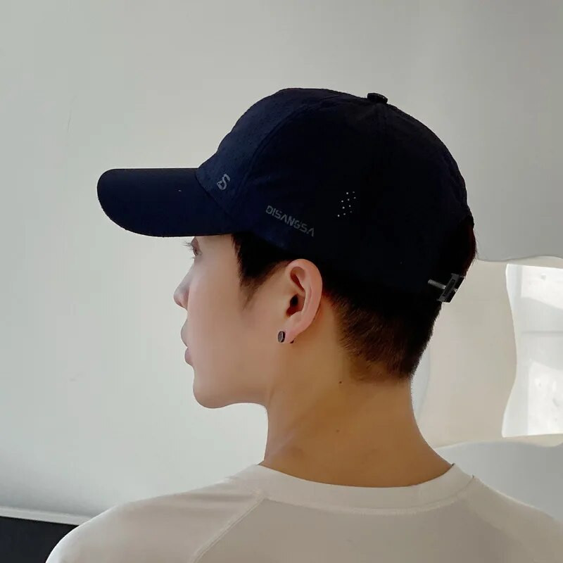 Férfi női hálós, hidratáló, gyorsan száradó baseballsapka férfi nyári női eredetiség, állítható, légáteresztő napellenzős horgászsapka