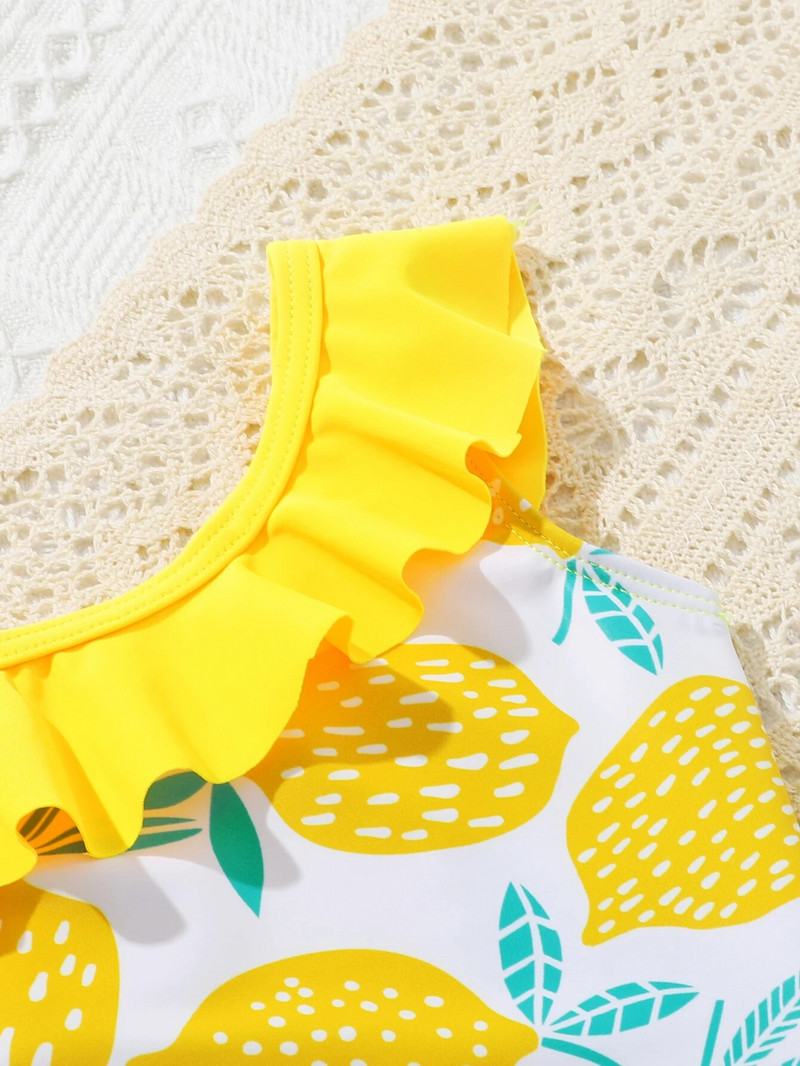 Kupaći kostim za djevojčice od 9 mjeseci do 3 godine, novo 2023. Infantil, slatki kupaći kostim za bebe s limunom, jednodijelni kupaći kostim za zabavu na bazenu 2068