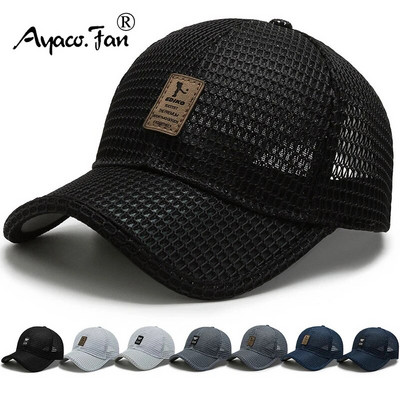 2021 de vară, femei, bărbați, șapcă de baseball din plasă, solidă, cu etichetă snapback, șapcă de soare, căciulă de soare, respirabilă, hip hop, căciuli de baseball.