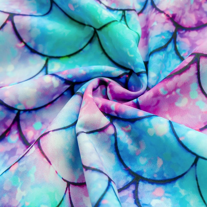 Vasaros spausdinti vaikiški maudymosi kostiumėliai mergaitėms 4–12 metų Lotus Leaf Bandage mergaičių maudymosi kostiumėliai Paplūdimio vaikiški maudymosi kostiumėliai Vienetiniai paplūdimio drabužiai