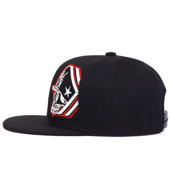 Унисекс бейзболна шапка с бродерия на букви Дамски спортни на открито Слънчева плоска шапка Мъжки модни метални Mulisha Хип-хоп шапки
