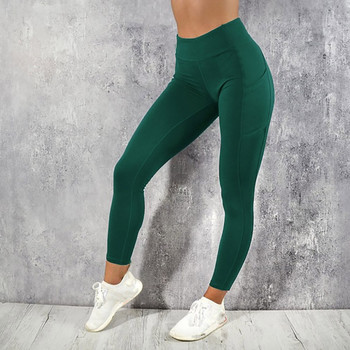 Fitness 2023 Sports Yoga leggings, Running Sports Fitness Pants, Πλαϊνές τσέπες τηλεφώνου Γυναικεία ρούχα Σέξι κορίτσι παντελόνι Γυναικεία