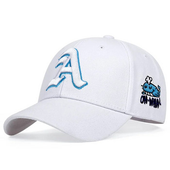 Хип-хоп бейзболна шапка с 3D бродерия на букви Dad Hat Мъже Жени Памук Тактически шапки На открито пътуване Слънчева шапка Спортно свободно време Шапки за голф