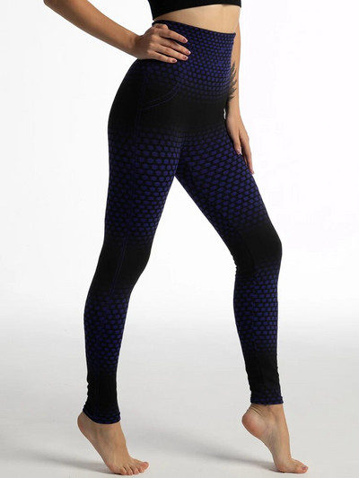 INDJXND Hulahopke Bešavne tajice Ženske sportske Push Up hlače za jogu Rastezljive hlače sa zmijskim uzorkom visokog struka Odjeća za vježbanje, trčanje u teretani