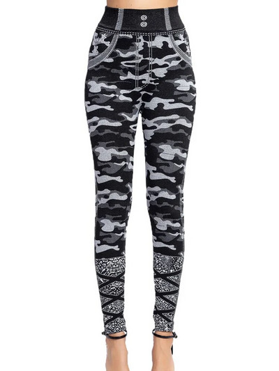 INDJXND Hulahopke Bešavne tajice Ženske sportske Push Up hlače za jogu Rastezljive hlače sa zmijskim uzorkom visokog struka Odjeća za vježbanje, trčanje u teretani