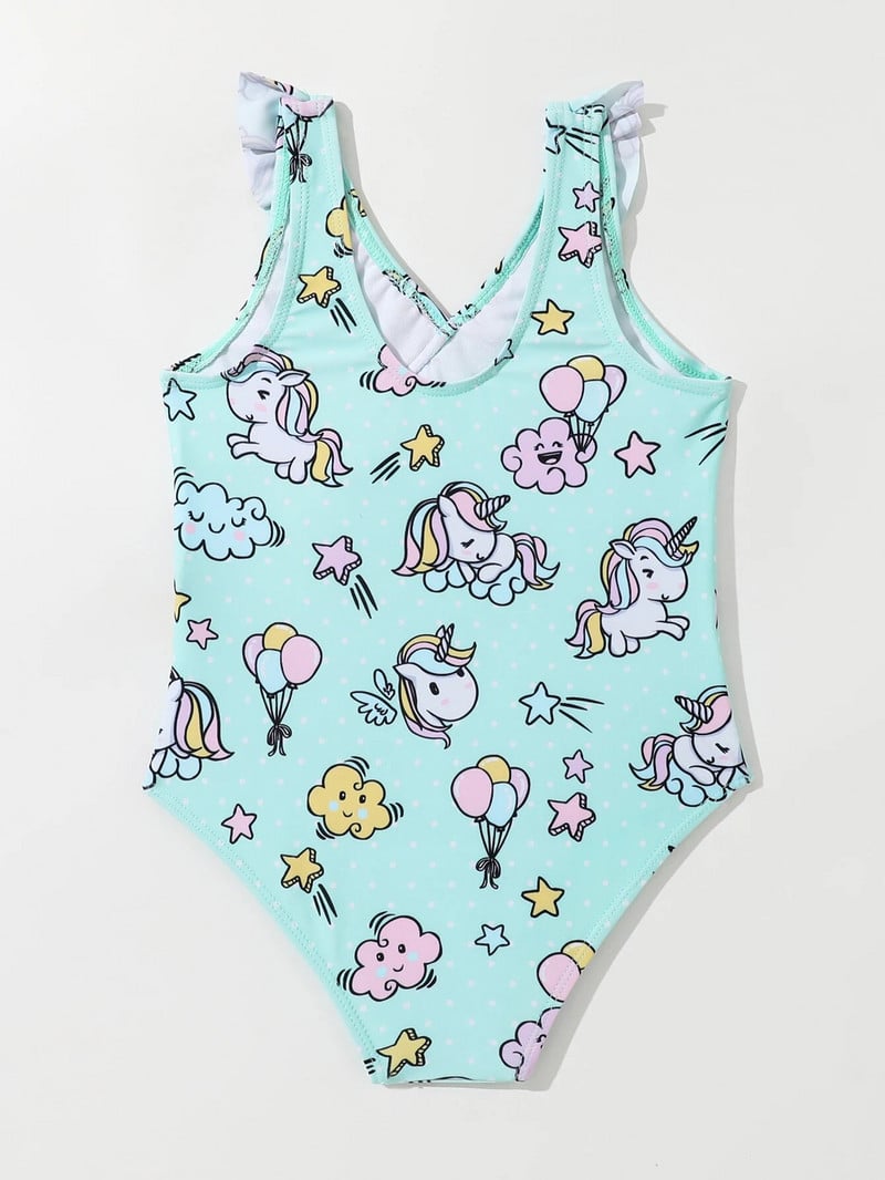 2023 Dječji kupaći kostim od pijeska surfanje na plaži Kupaći kostim za djevojčice Bikini slatki jednorog kupaći kostim 2056