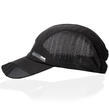 Сухо бягане Бейзбол Summer Mesh 8 цвята Gorras Cap Cap Visor Mens Hat Sport Cool Fashion Hot Quick Outdoor Популярни