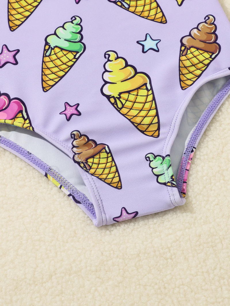 9M-3YBaby Swimsuit 2023 Summer Viengabala saldējuma apdruka New Born Baby Swim Girl smilšu bikini 2062