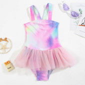 Aitonoble 2023 jaunā kolekcija Bērnu peldkostīmi Rashguard Girls, 1 daļīgs niršanas tērps, bikini