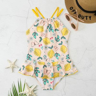 Aitonoble 2023 jaunā kolekcija Bērnu peldkostīmi Rashguard Girls, 1 daļīgs niršanas tērps, bikini