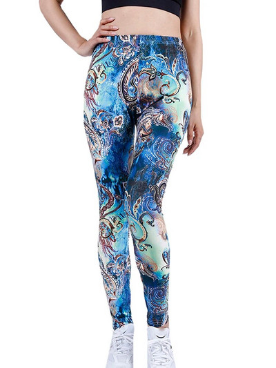 VISNXGI Tajice za jogu Mujer Hlače za teretanu Ženske tajice Hlače Ljetni cvjetni printovi Do gležnja Odjeća za vježbanje Dropshipping