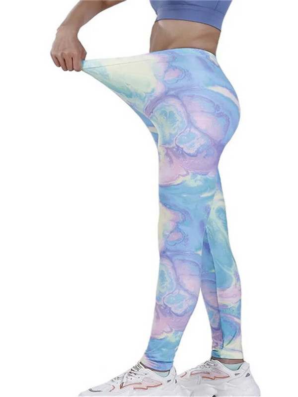 VISNXGI Tajice za jogu Mujer Hlače za teretanu Ženske tajice Hlače Ljetni cvjetni printovi Do gležnja Odjeća za vježbanje Dropshipping