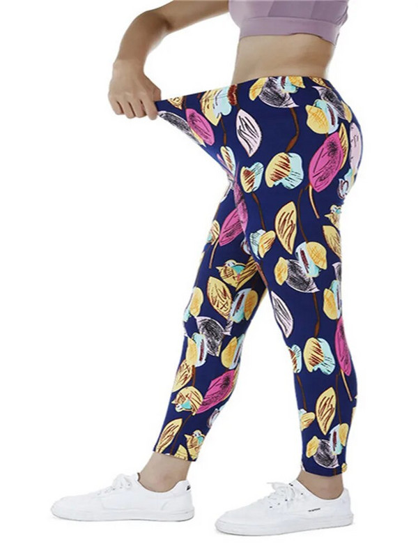 VISNXGI Tajice za jogu Mujer Hlače za teretanu Ženske tajice Hlače Ljetni cvjetni printovi Do gležnja Odjeća za vježbanje Dropshipping