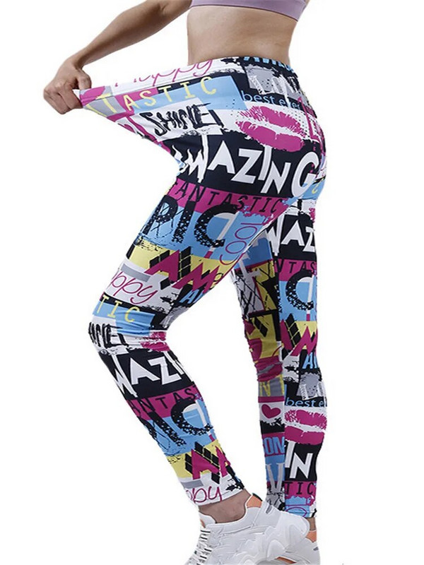 VISNXGI Tajice za jogu Mujer Hlače za teretanu Ženske tajice Hlače Ljetni cvjetni printovi Do gležnja Odjeća za vježbanje Dropshipping