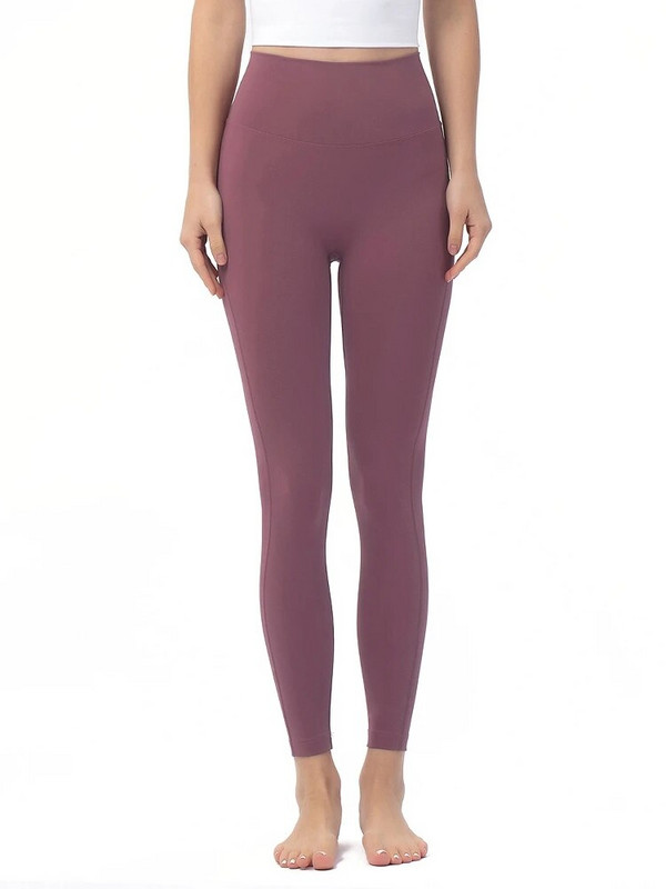 Йога клинове Дамски фитнес панталони Клинове за бягане на открито Дамско облекло Панталони с висока талия Едноцветни ежедневни леггинси Облекло за йога