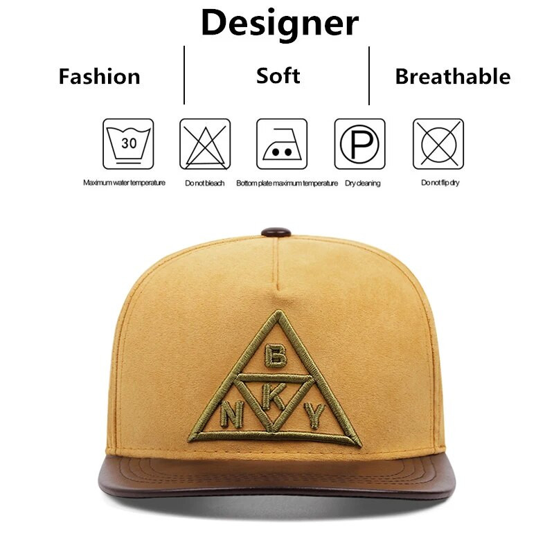Нова модна периферия Модни BKNY бродерия Мъжка жена Хип-хоп шапки Външни регулируеми ежедневни бейзболни шапки Слънцезащитна шапка