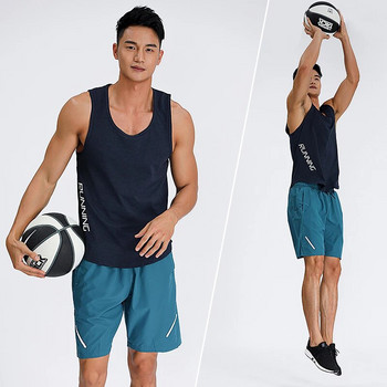 Αθλητικό γιλέκο μπάσκετ ποδοσφαίρου Running Tank Gym Fitness Tops Ανδρικά προπόνηση Joggers Αμάνικο πουκάμισο Αναπνέει Ρούχα