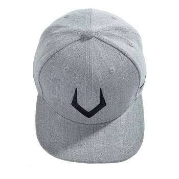 Висококачествена сива вълнена бейзболна шапка с 3D пиърсинг, бродерия, хип-хоп шапка с плоска сметка есен-зима бейзболна шапка за мъже и жени