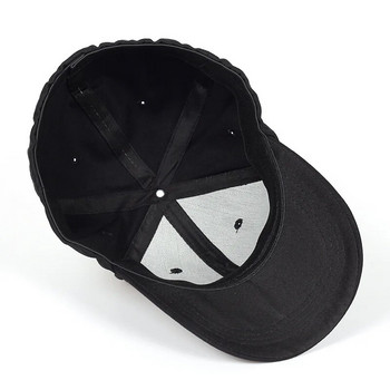 Επώνυμα μαύρα καπέλα Sons Of Anarchy For Reaper Crew Εφαρμοσμένο καπέλο μπέιζμπολ Γυναικεία γράμματα Κεντημένο καπέλο Hip Hop Καπέλο για άνδρες