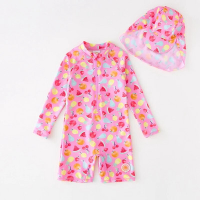 Maudymosi kostiumėlis Vaikams Mergaitėms Ilgomis rankovėmis Maudymosi kostiumėliai mergaitėms Animacinis filmas Triušis UPF50 Apsauga nuo UV spindulių Vaikiškas maudymosi kostiumėlis Paplūdimio Drabužiai Kūdikiui