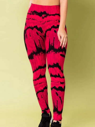 2023 Нов панталон за йога с тигров модел Спортни клинове Дамски чорапогащник с висока талия Push Up Чорапогащи за фитнес тренировки Легини за фитнес Облекло