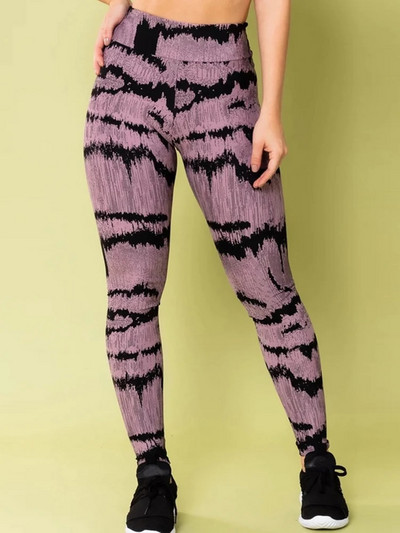 2023 Нов панталон за йога с тигров модел Спортни клинове Дамски чорапогащник с висока талия Push Up Чорапогащи за фитнес тренировки Легини за фитнес Облекло