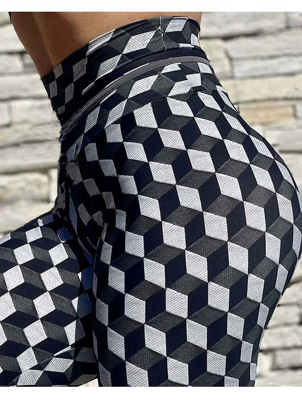 3D spausdinta Fitness Sport Leggins Naujos treniruotės Antblauzdžiai Joga Kelnės Moteriškos pėdkelnės aukštu juosmeniu Push Up Sporto Apranga