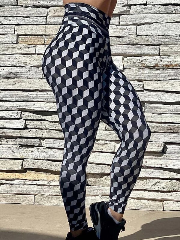 3D spausdinta Fitness Sport Leggins Naujos treniruotės Antblauzdžiai Joga Kelnės Moteriškos pėdkelnės aukštu juosmeniu Push Up Sporto Apranga