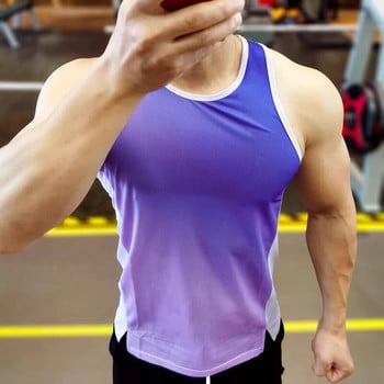 2023 Γυμναστήρια γυμναστικής ανδρών Tank top ανδρικό πουκάμισο γυμναστικής Αμάνικο πουκάμισο για άντρες που αναπνέει Αθλητικό γιλέκο κάτω φανέλα Γυμναστήρια χαλαρό Αντρικό γιλέκο για τρέξιμο