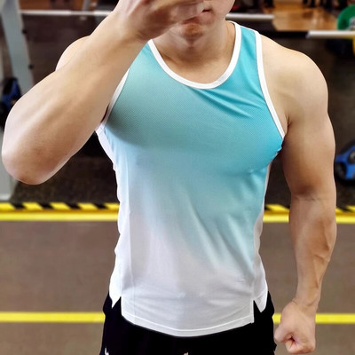 2023 pentru bărbați săli de fitness Tank top bărbați Fitness cămașă fără mâneci pentru bărbați, respirabil, vestă sport, maioță, săli de sport, largi, vestă de alergare bărbați