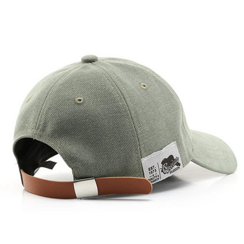 Καλοκαιρινό καπέλο μπέιζμπολ για άντρες Γυναικείο κορεάτικο στυλ Streetwear Καπέλο ηλίου Βαμβακερό δερμάτινο καπέλο με αγκράφα Καπέλο εξωτερικού χώρου φορτηγού Unisex