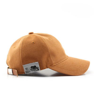 Лятна бейзболна шапка за мъже, жени, корейски стил, улично облекло, слънчева шапка, памучна кожена катарама, шапки с гръб, шапка на открито, унисекс