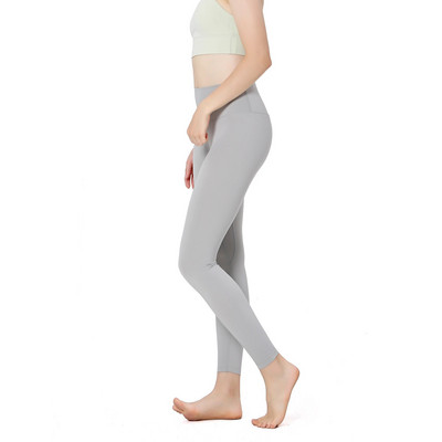 Безшевни панталони с висока талия за жени Йога облекло Клинове за фитнес Дамски спортни дрехи Чорапогащи за бягане Нови летни клинове